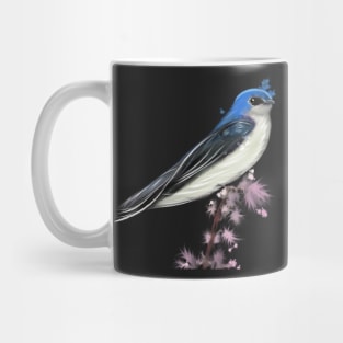 Watercolor Blue Bird Mug